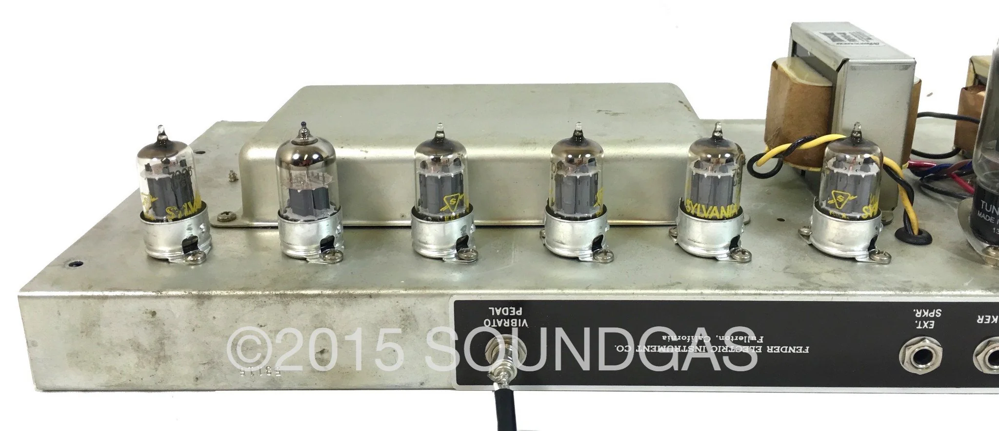 1961 BROWNFACE FENDER PRO AMP - Image 10