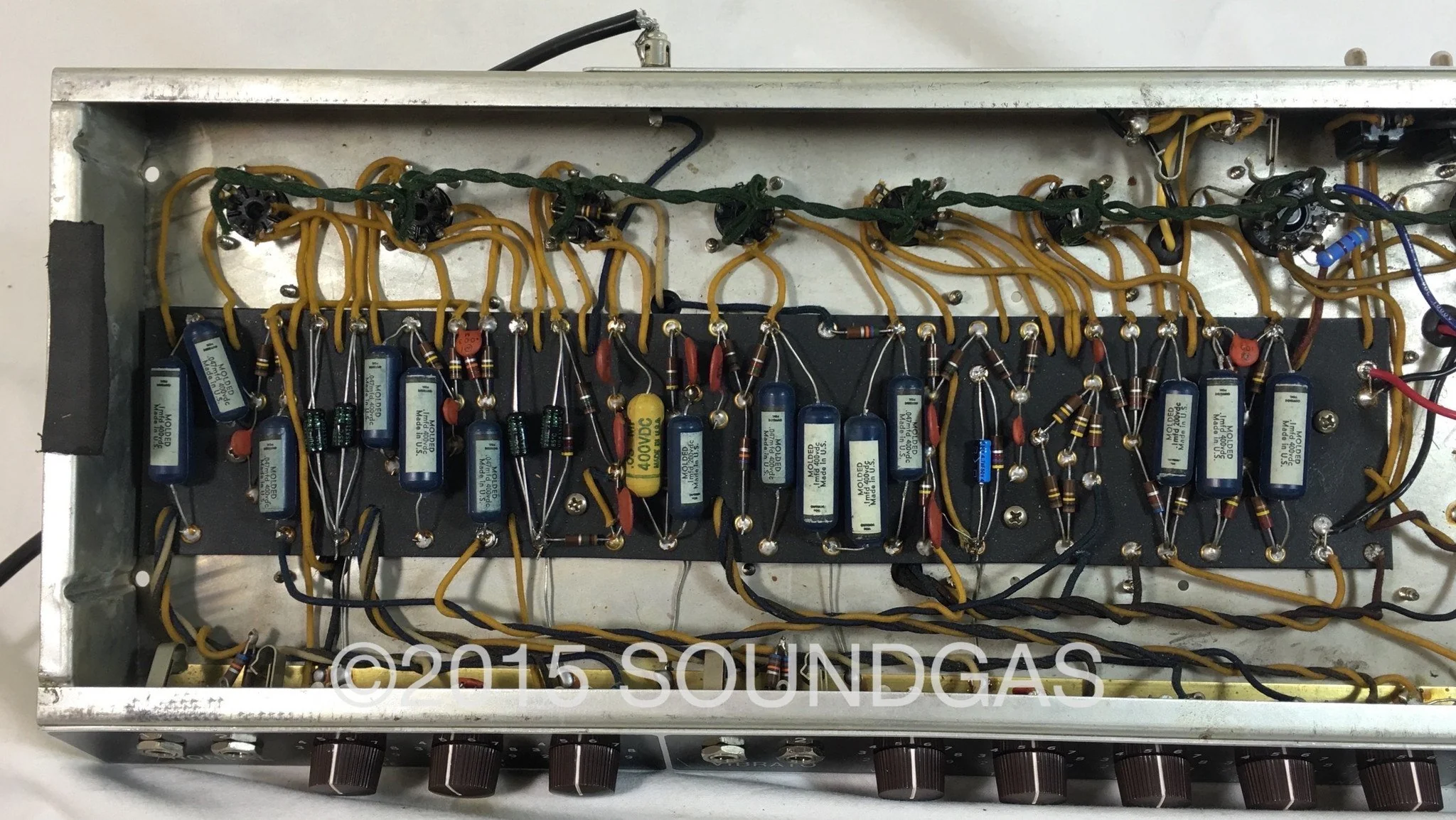 1961 BROWNFACE FENDER PRO AMP - Image 11