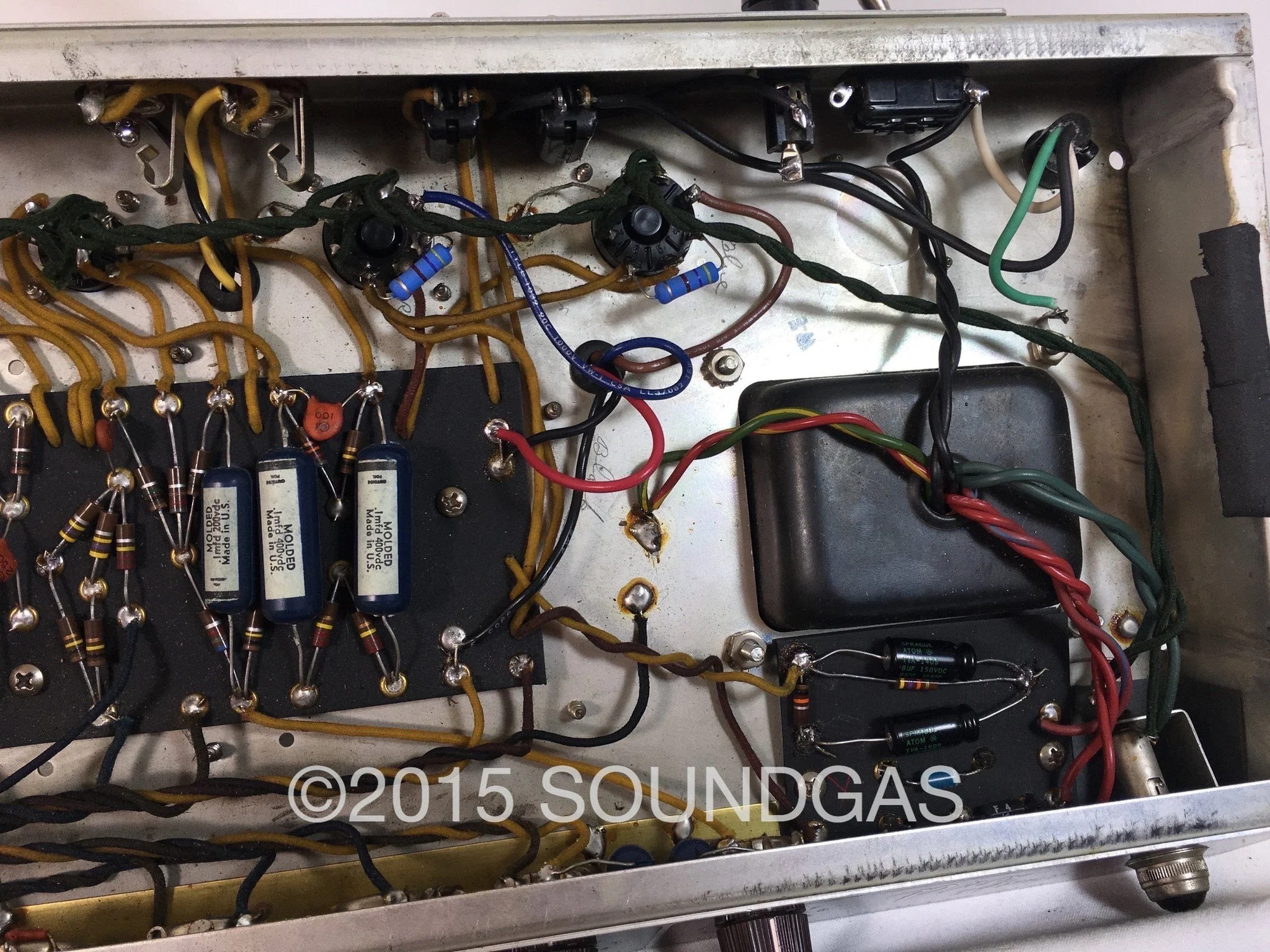 1961 BROWNFACE FENDER PRO AMP - Image 12