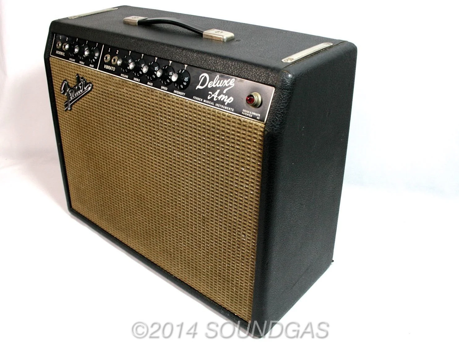 Fender Deluxe Black Panel AB763 (1965) - Image 2