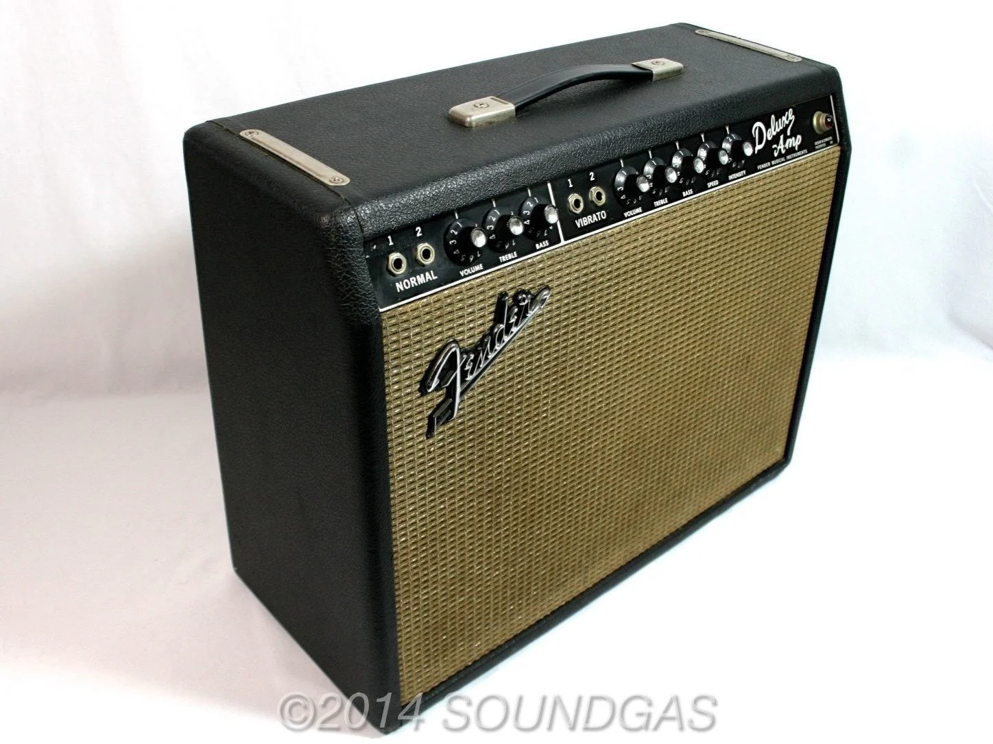 Fender Deluxe Black Panel AB763 (1965) - Image 3
