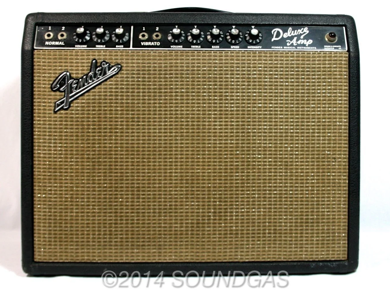 Fender Deluxe Black Panel AB763 (1965) - Image 4