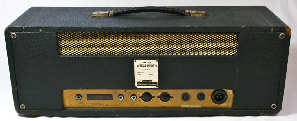 1968 MARSHALL 50w PLEXI BASS HEAD - Image 4
