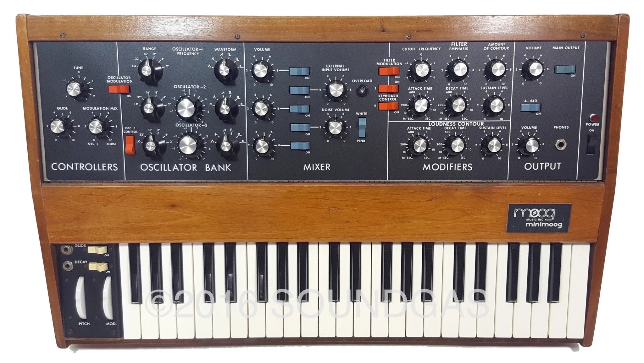 Moog 1973 Minimoog Model D - OptoKey - Image 10