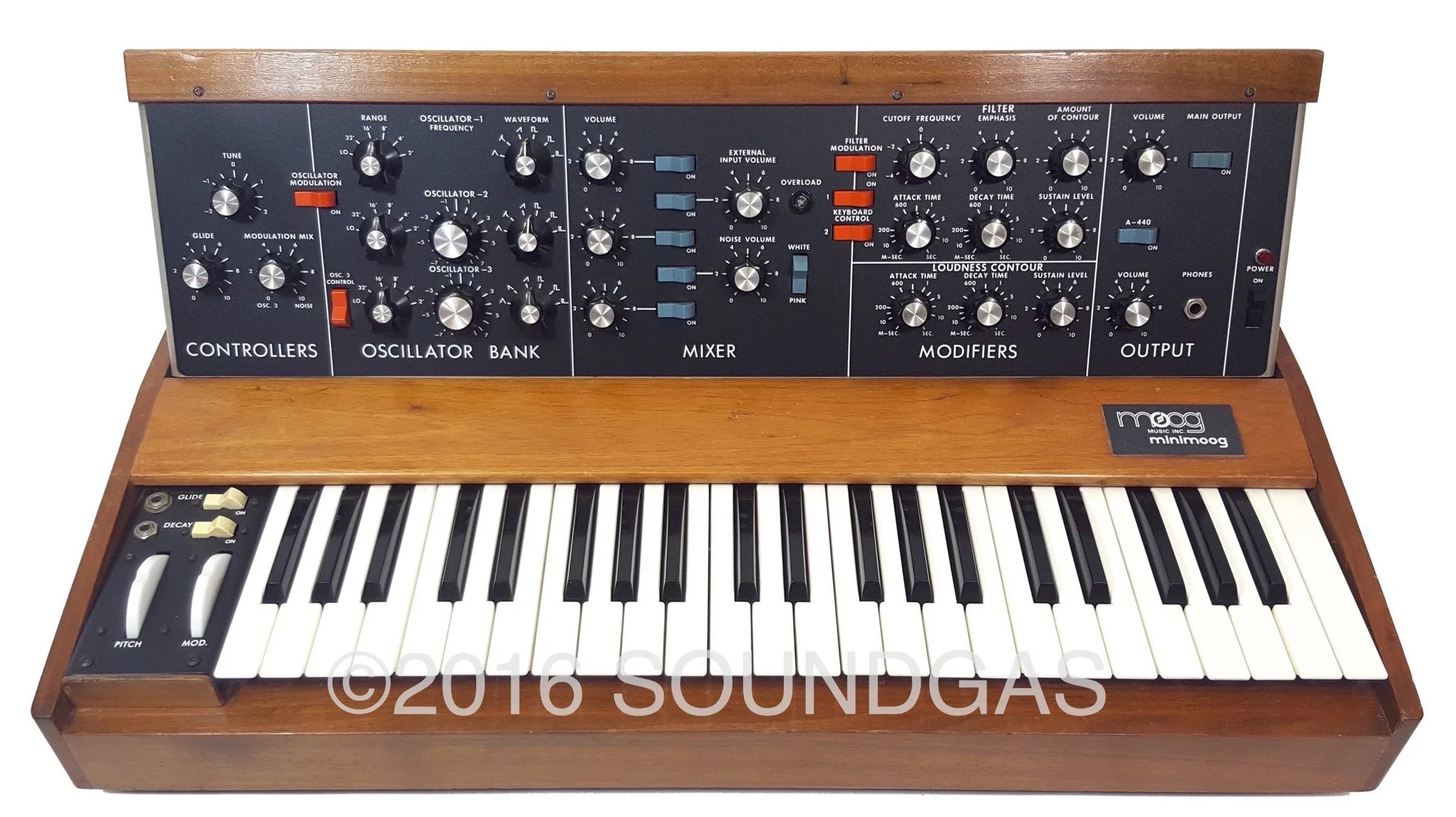 Moog 1973 Minimoog Model D - OptoKey - Image 2