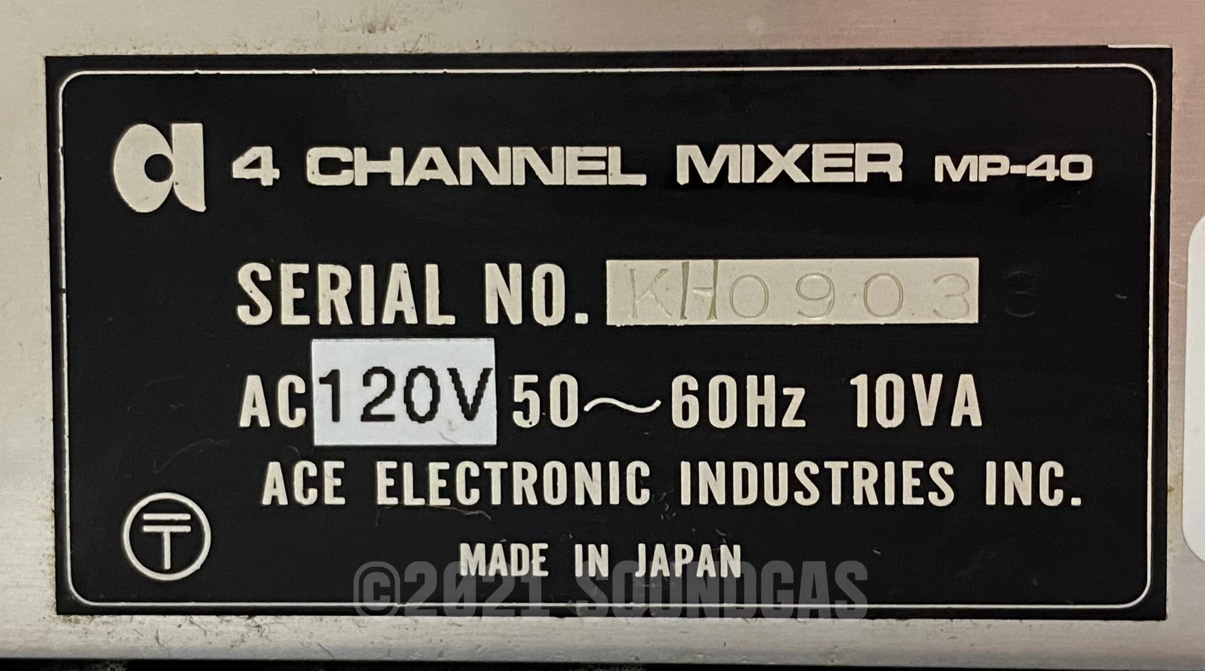 Ace Tone MP-40 Spring Reverb Mixer - Image 6