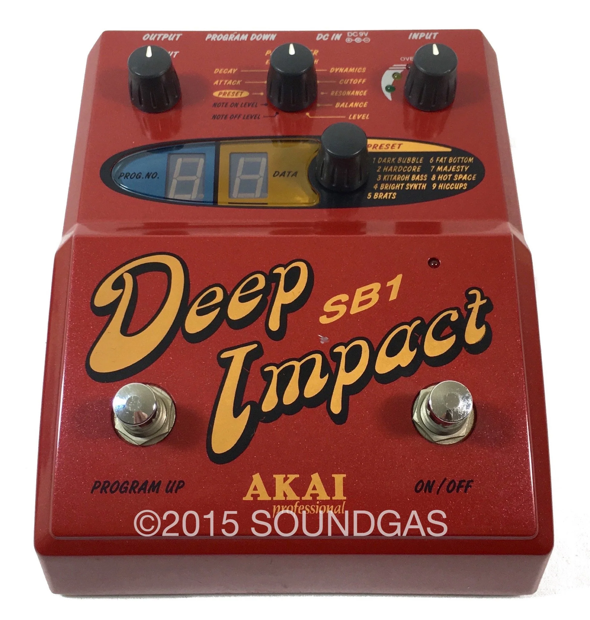 AKAI DEEP IMPACT SB-1 Bass Synthesizer Pedal - Image 2