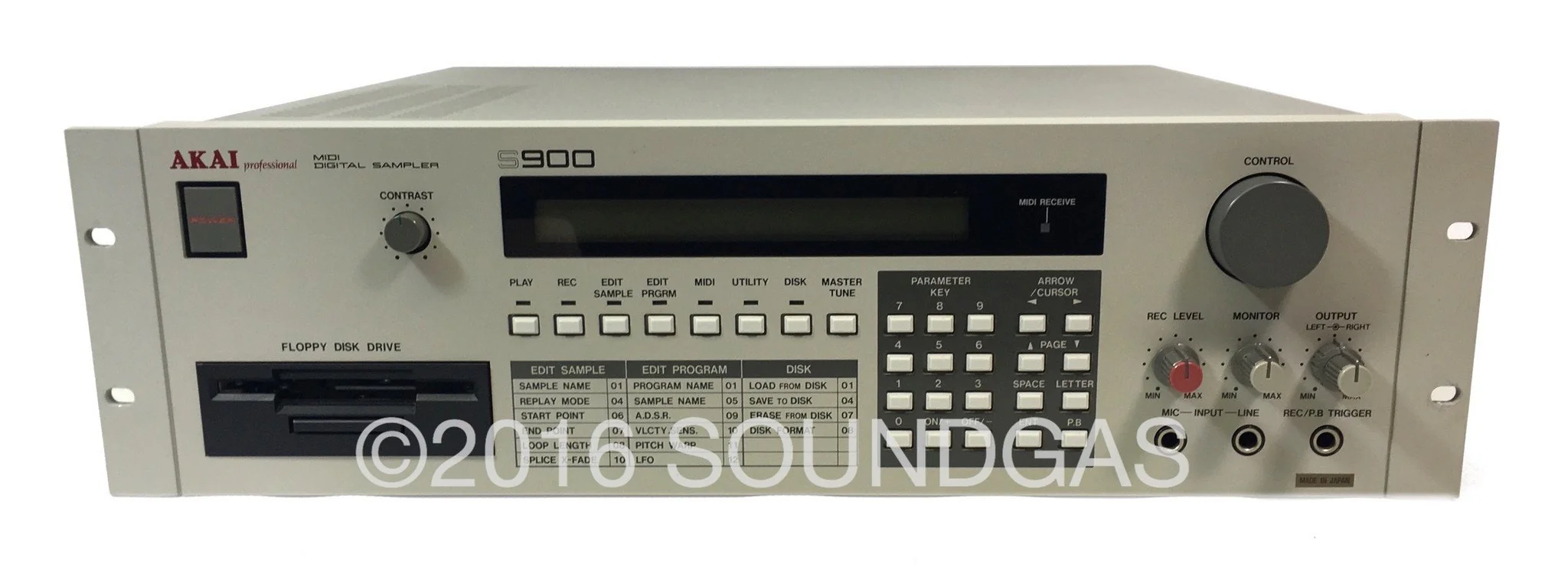 Akai S900 MIDI Digital Sampler - Image 5