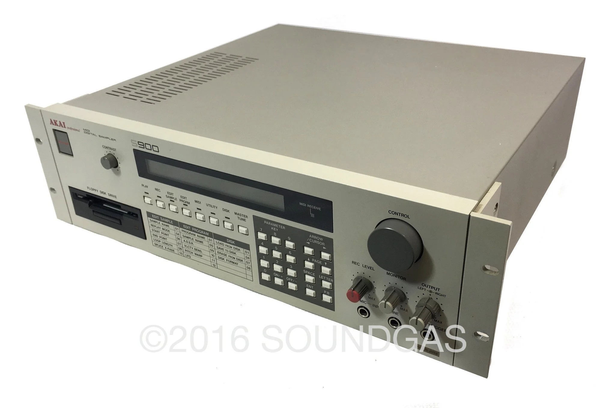 Akai S900 MIDI Digital Sampler - Image 6