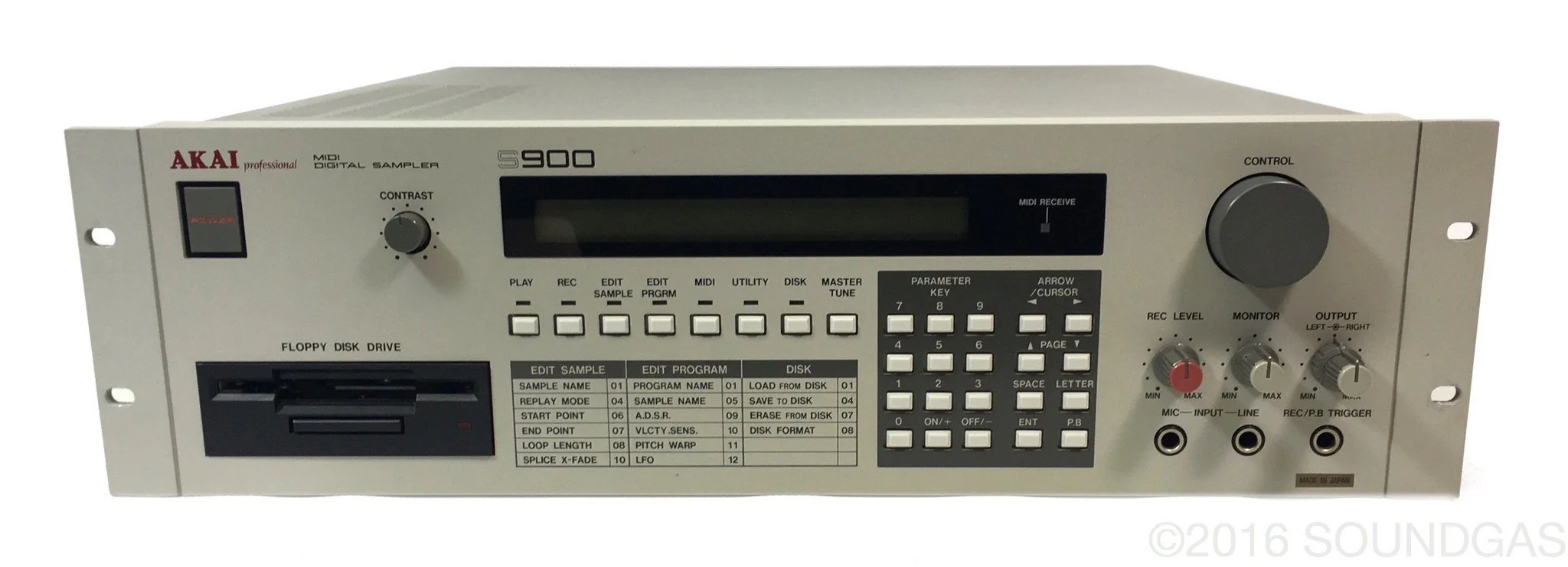 Akai S900 MIDI Digital Sampler - Image 9