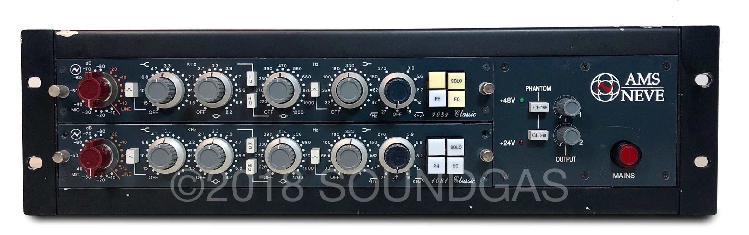 AMS Neve 1081 2 Channel Classic Eq/Pre Racked - Image 2