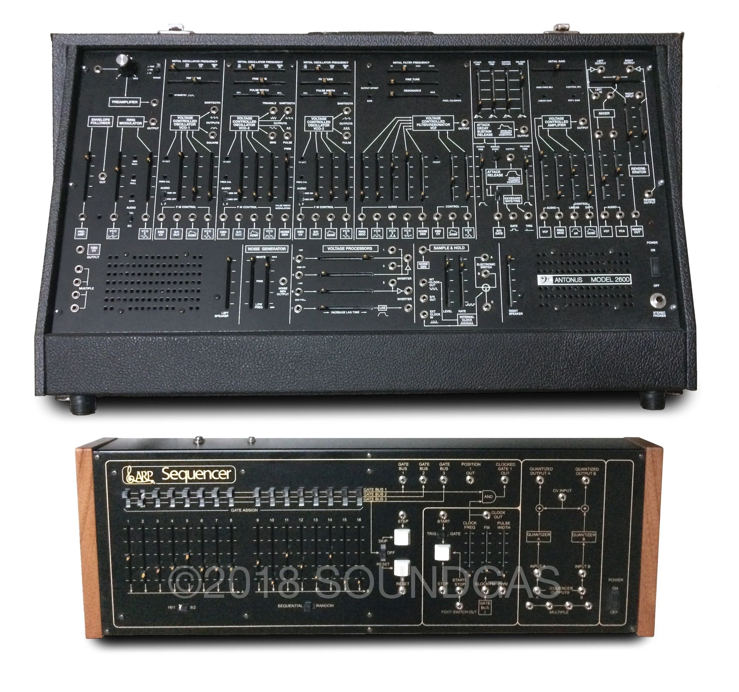 Antonus 2600 (ARP 2600 clone) plus ARP Sequencer - Image 2