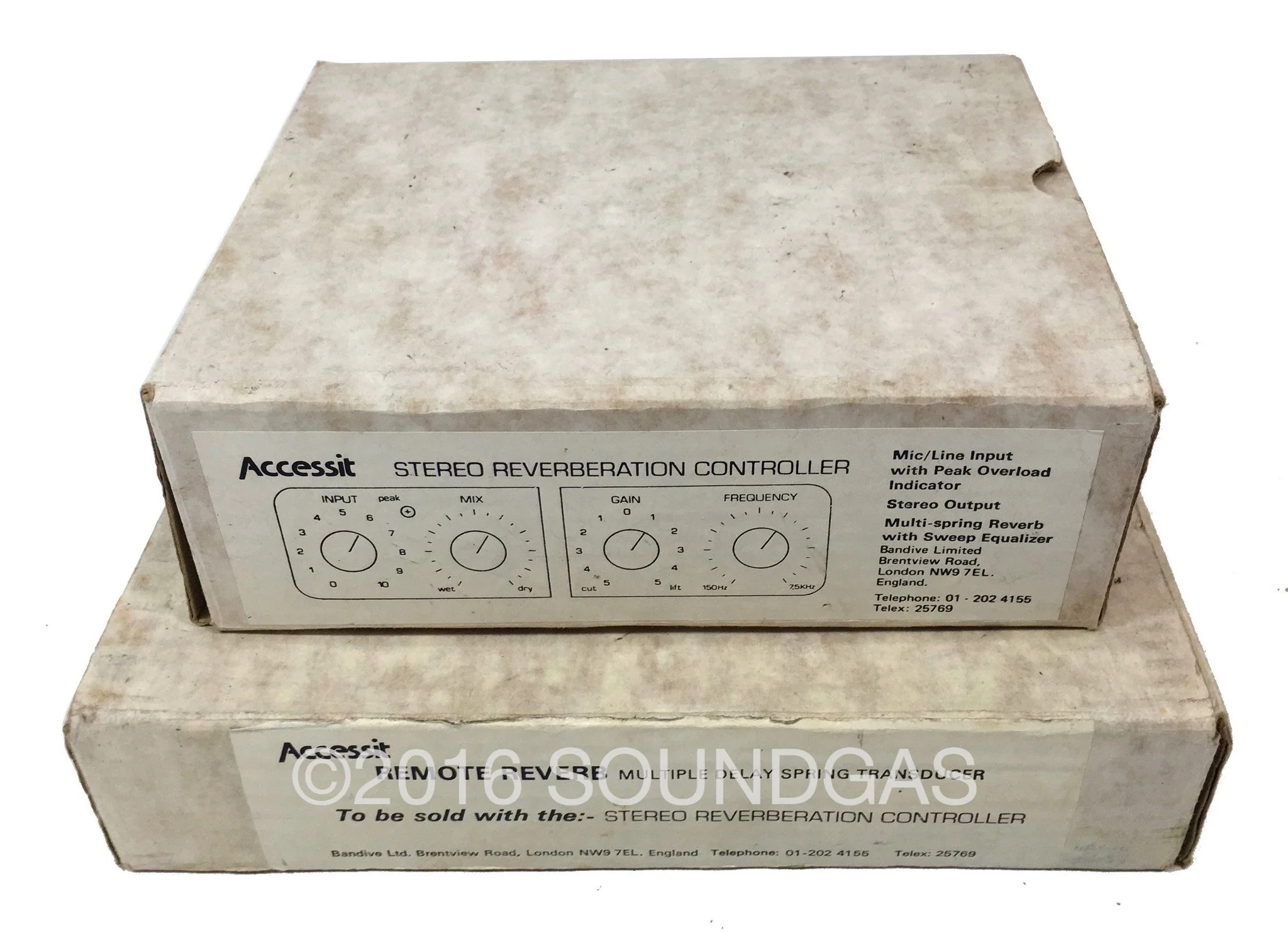 Bandive Accessit Stereo Spring Reverb - Image 5