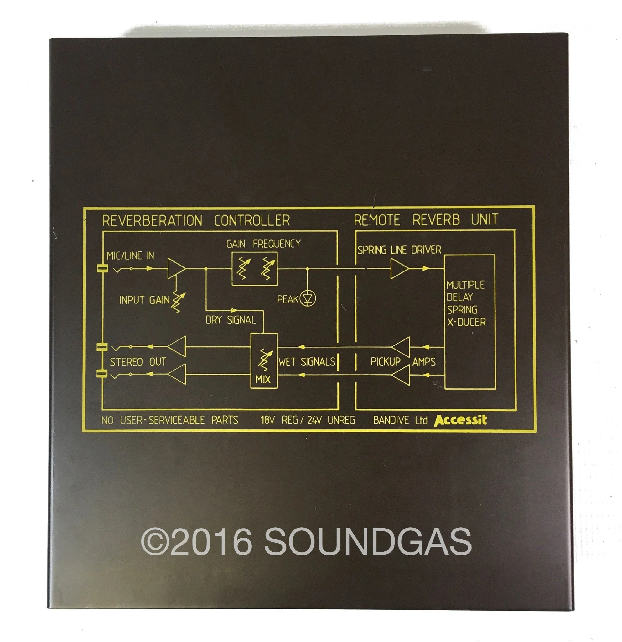 Bandive Accessit Stereo Spring Reverb - Image 9