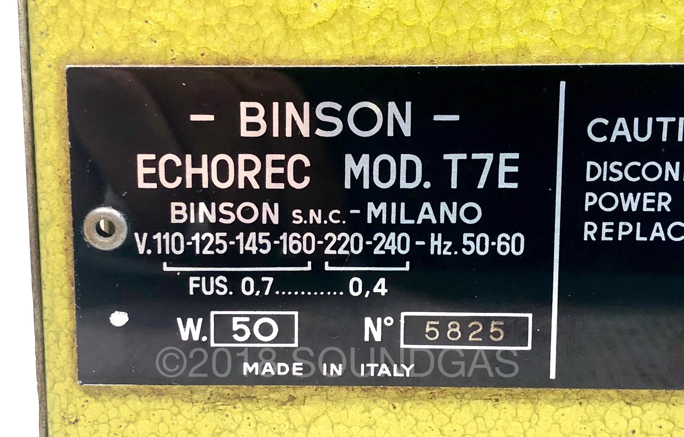 Binson Echorec 2º T7E - varispeed - Image 6