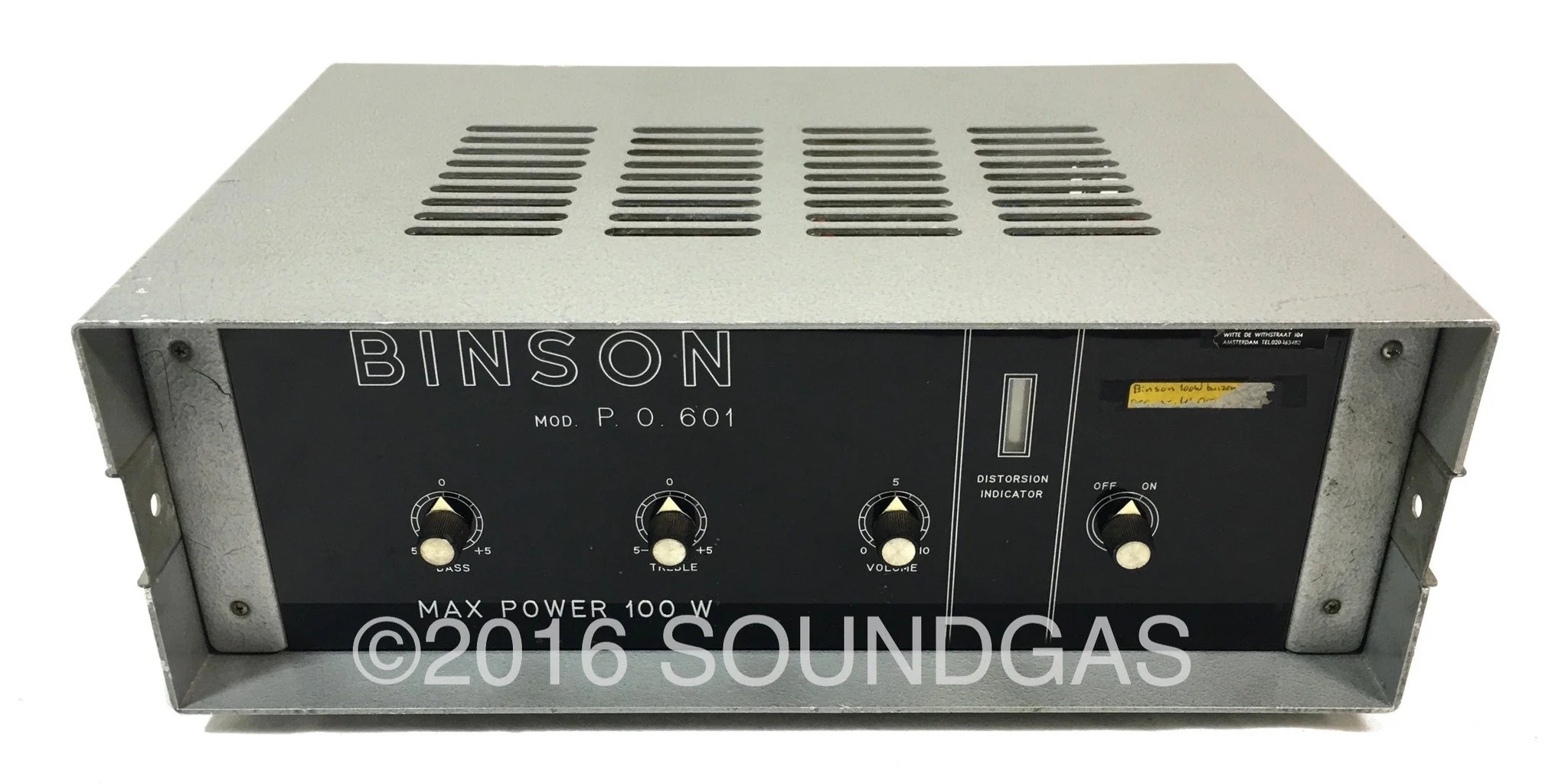 Binson P.O.601 100W Power Amp - Image 3