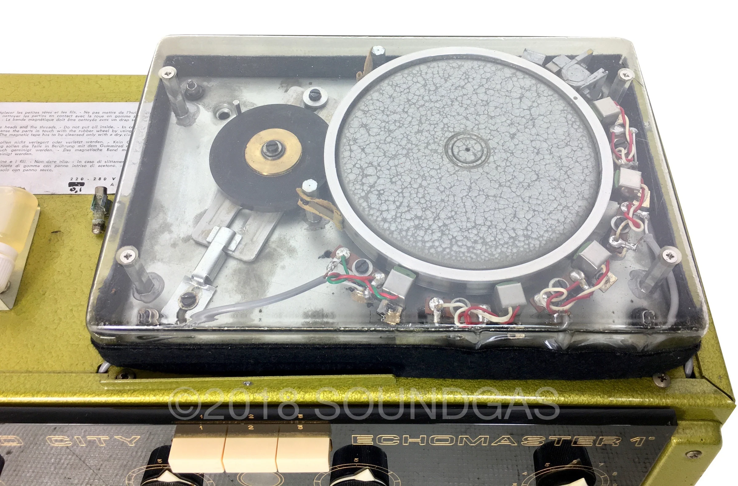 Binson/Sound City Echomaster 1º - super-slow varispeed mod - Image 5