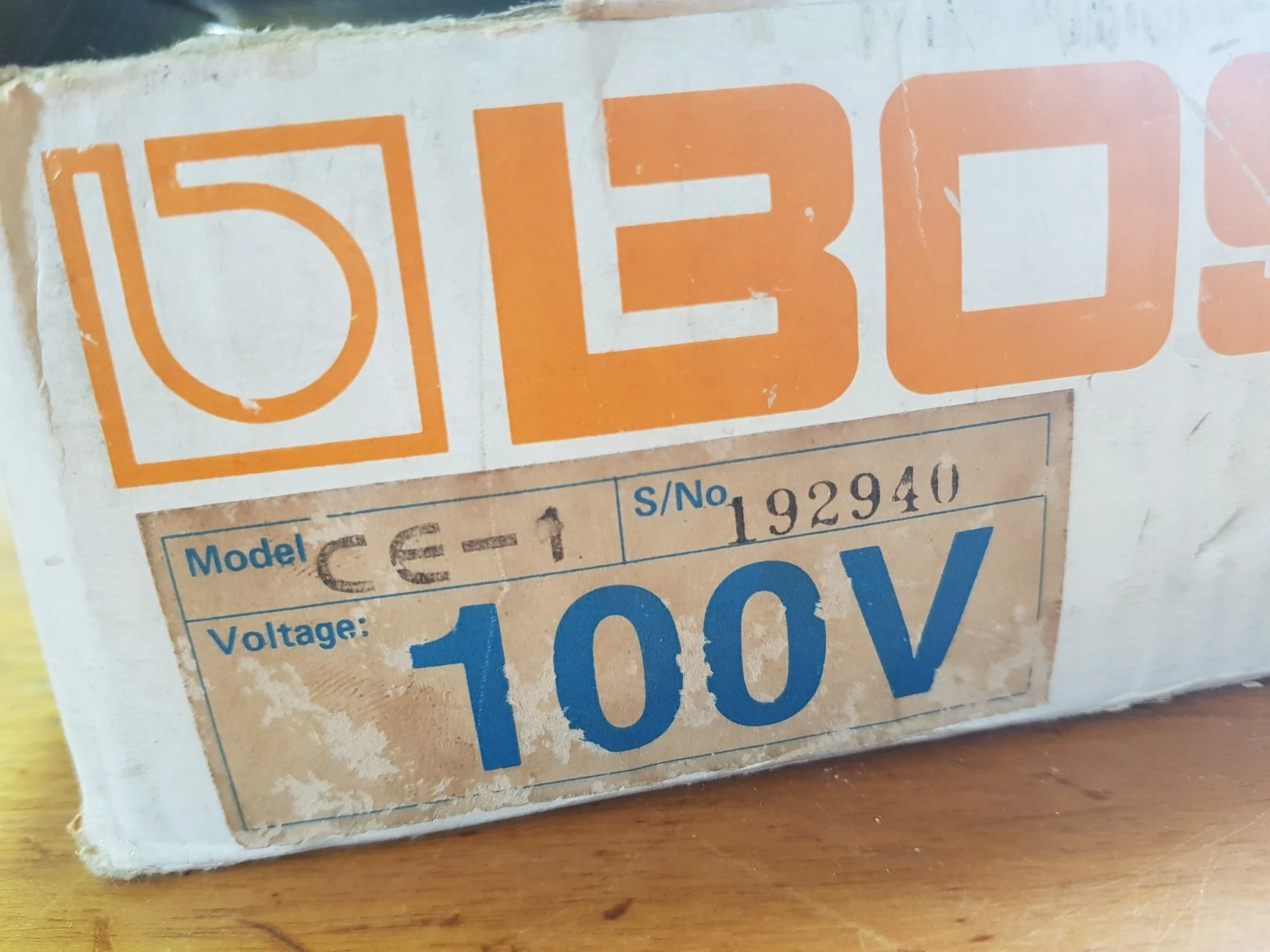 Boss CE-1 Chorus Ensemble *Mint* + Box - Image 5