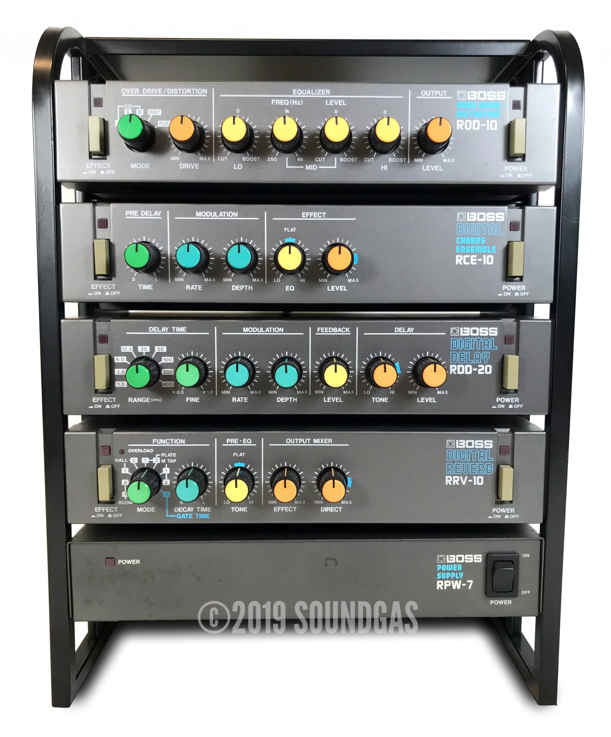 Boss Micro Rack Effects - Overdrive/ Chorus/ Delay/ Reverb - Image 2