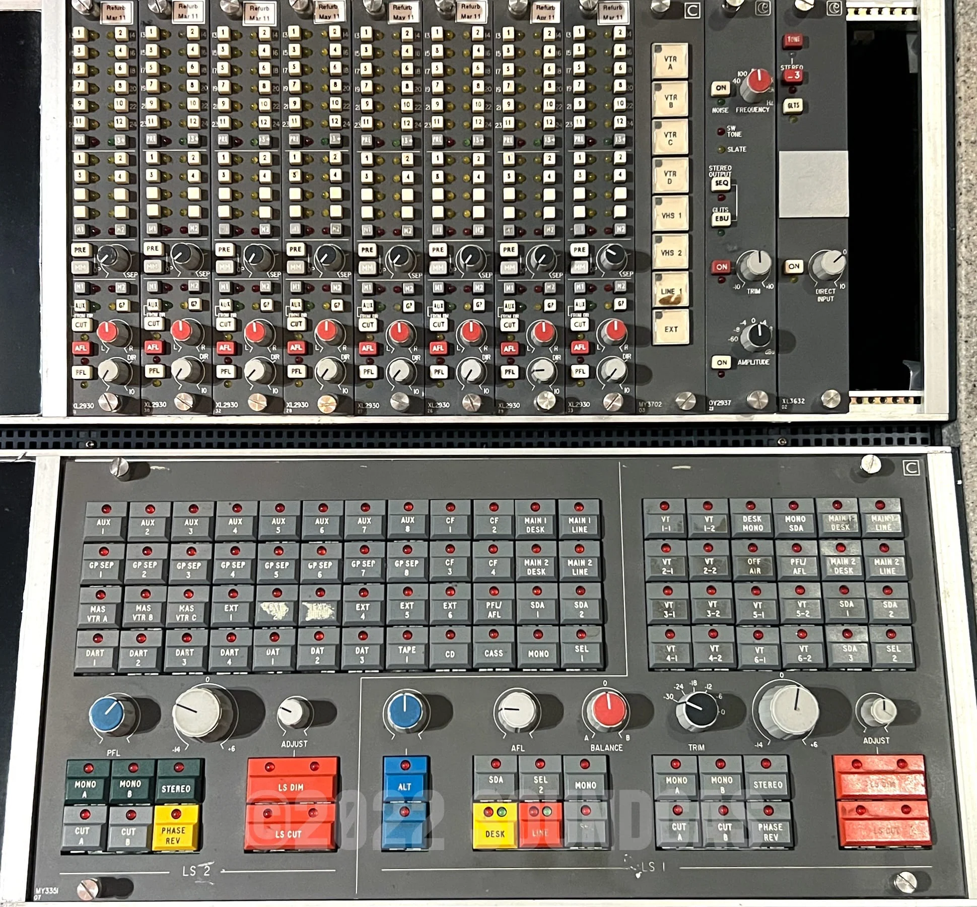 Calrec Q Series 36 Stereo Channel Console & Patchbay - Image 11