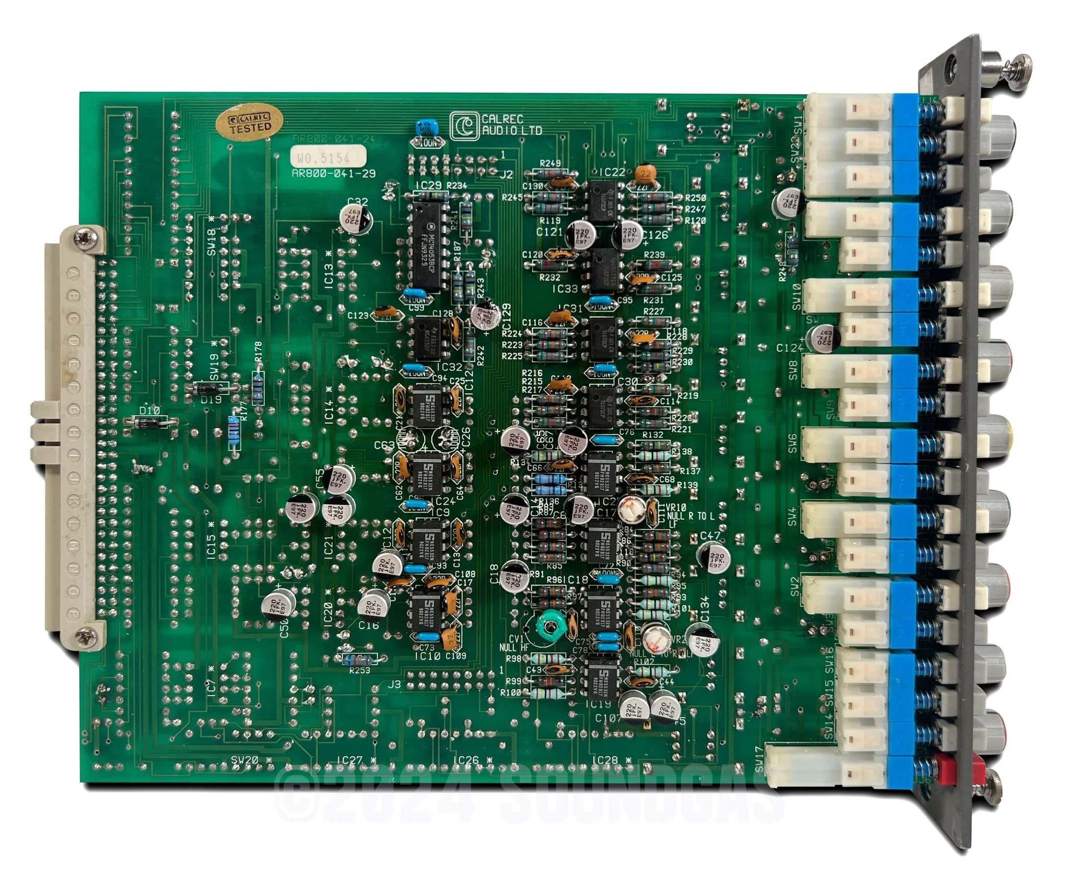 Calrec Q Series AUX AR2927 Module - Recapped - Image 3