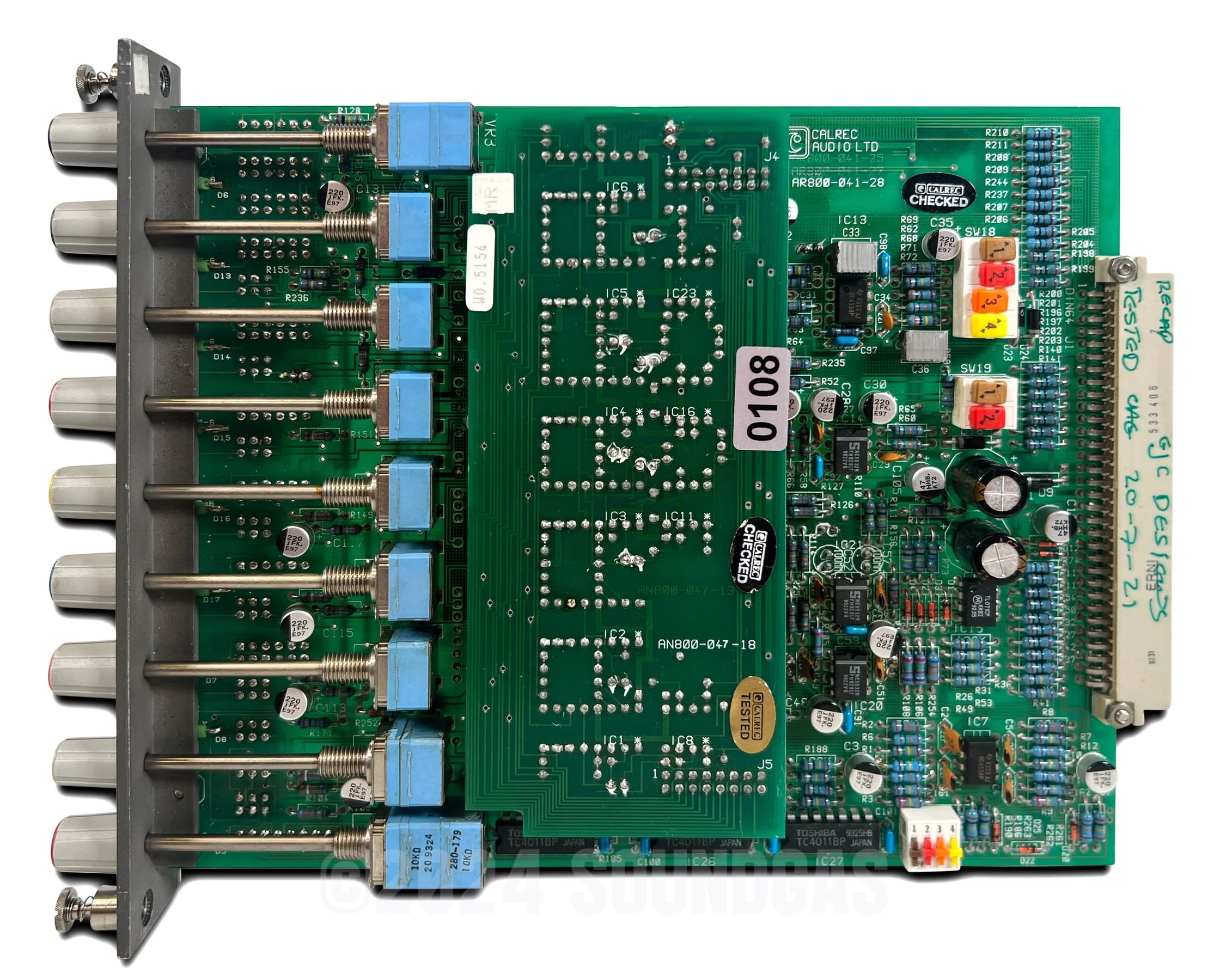 Calrec Q Series AUX AR2927 Module - Recapped - Image 4