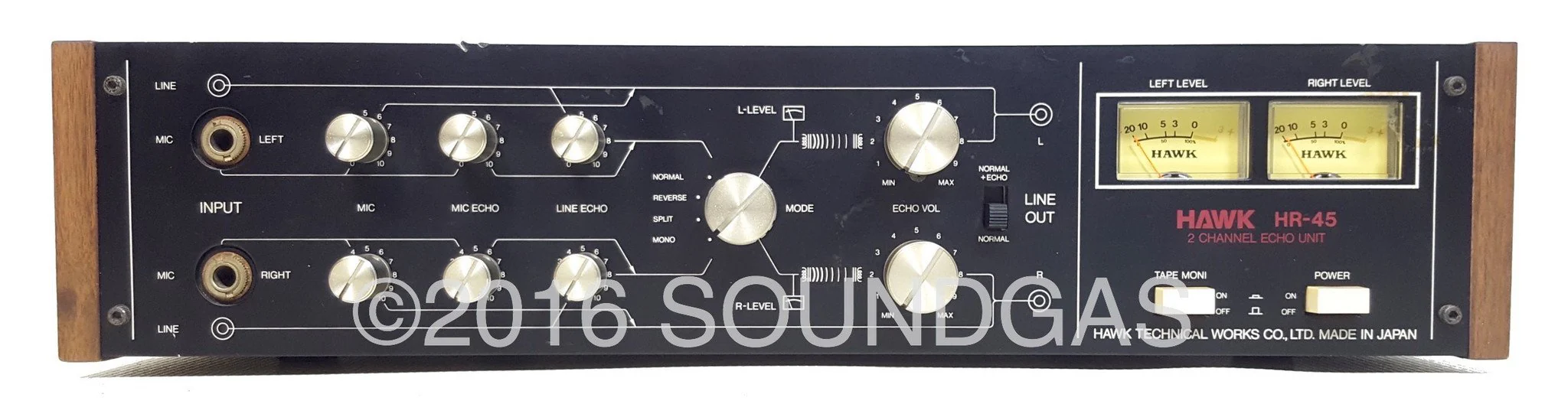 Hawk HR-45 Stereo Spring Reverb - Image 2