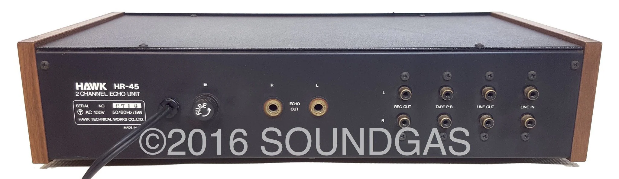 Hawk HR-45 Stereo Spring Reverb - Image 5