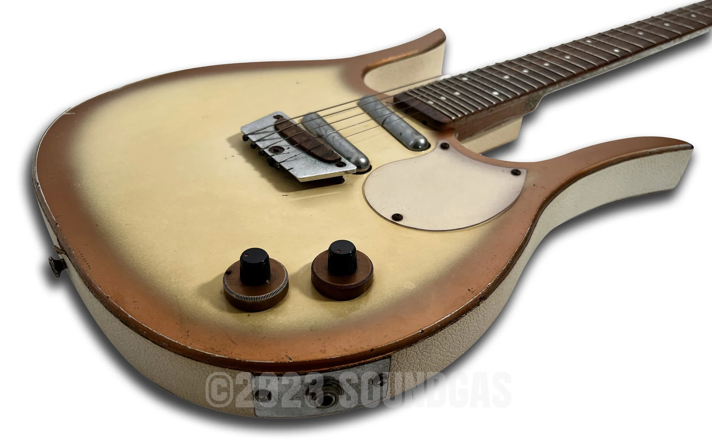 Danelectro Guitarlin Longhorn Guitar - Image 11