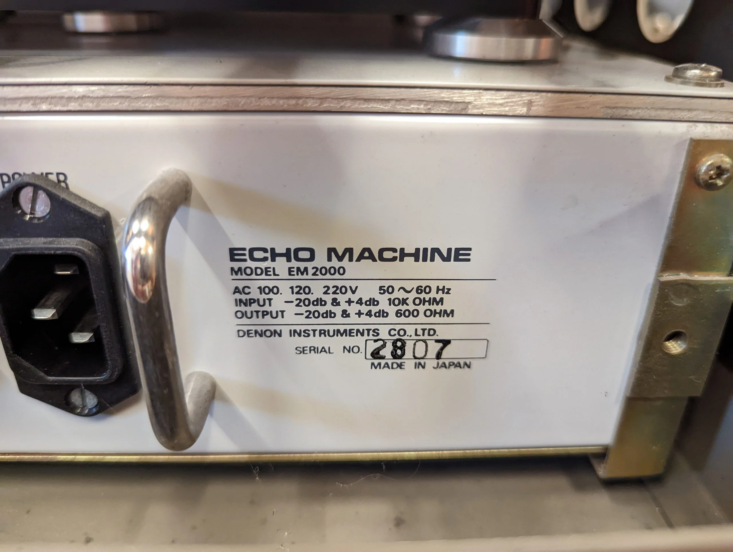 Denon DIC EM-2000 1/2" Tape Echo - Image 14