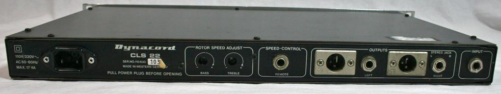 DYNACORD CLS-22 Leslie/Rotary Speaker Simulator - Image 5