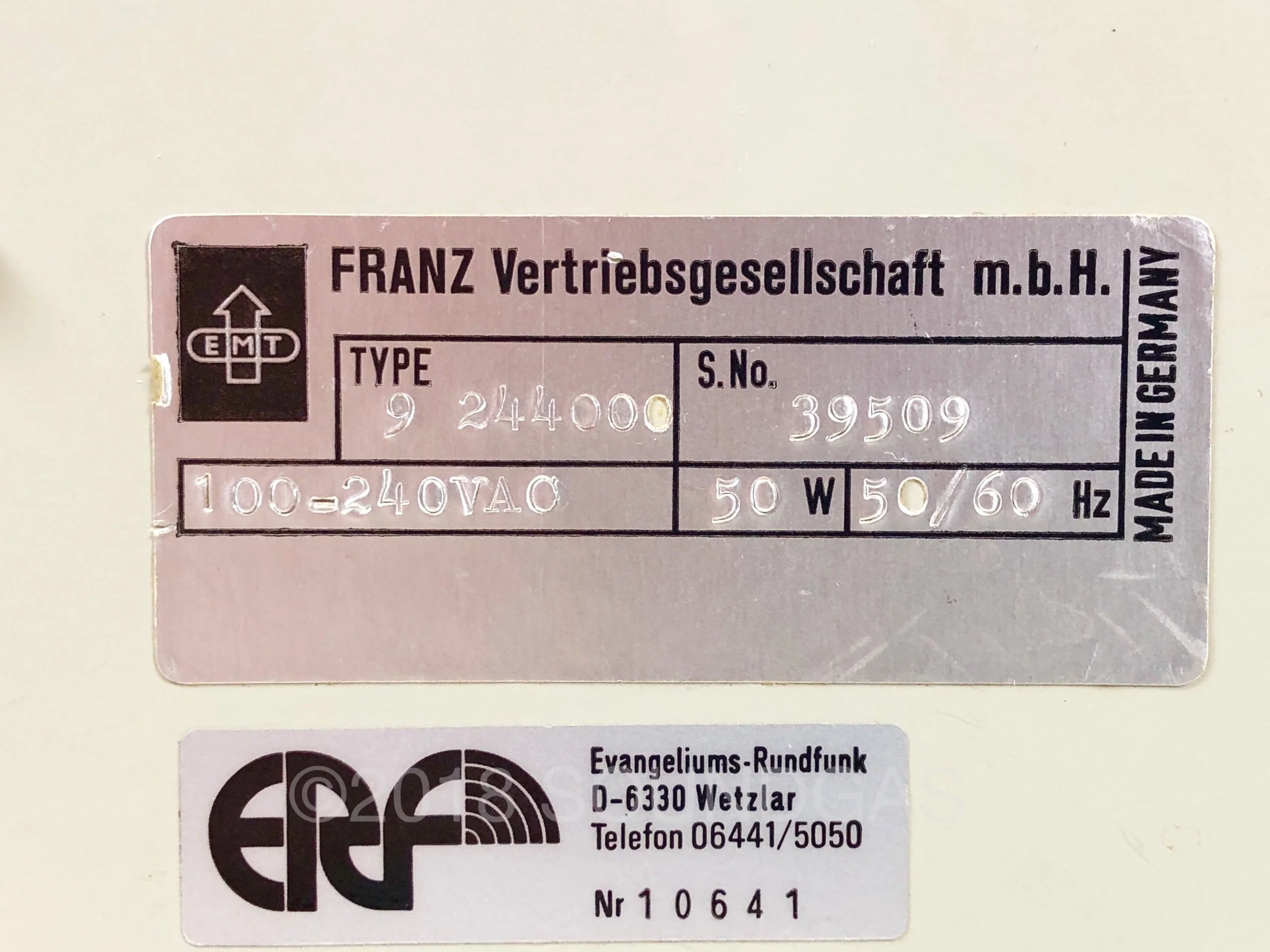 EMT 244 Digital Reverberation Unit - Image 9