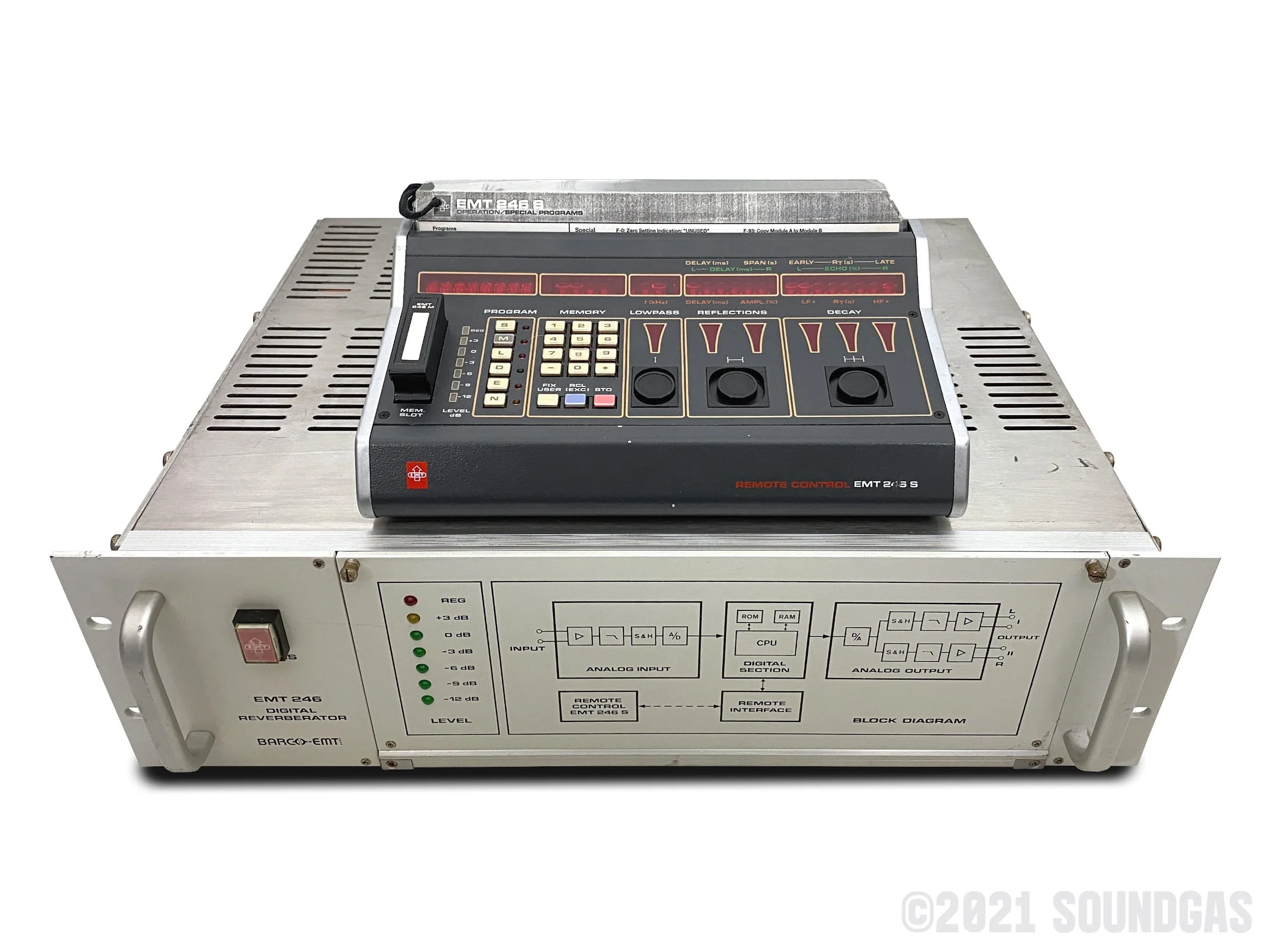 EMT 246 Digital Reverberator + 246 S Remote