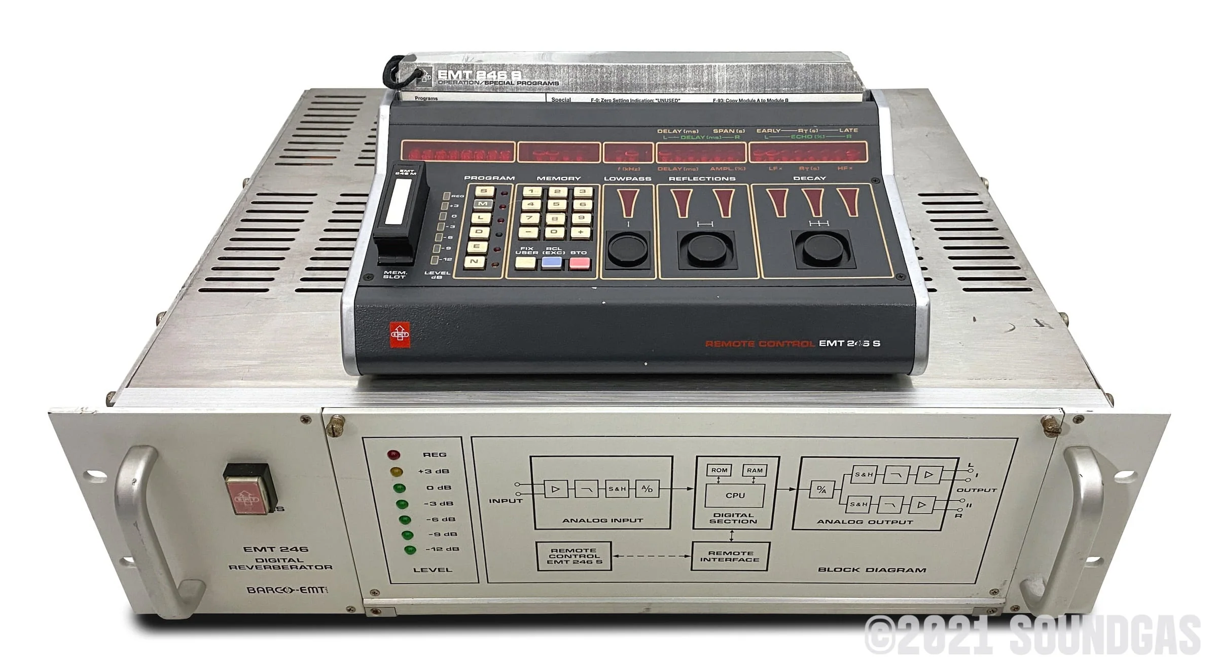 EMT 246 Digital Reverberator + 246 S Remote - Image 11