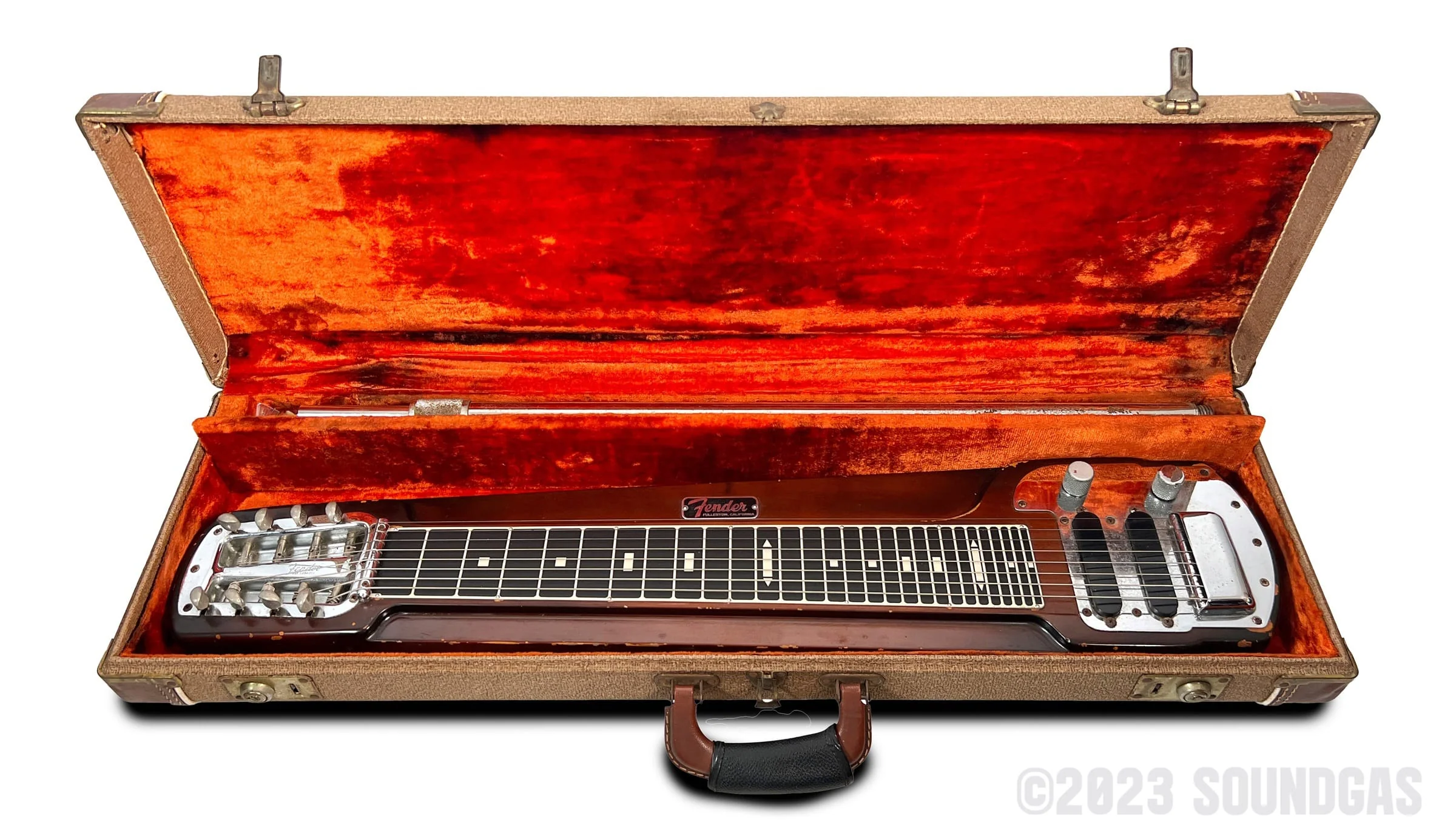 Fender Deluxe 8 'Stringmaster' Eight String Lap Steel Guitar 1960s - Image 9