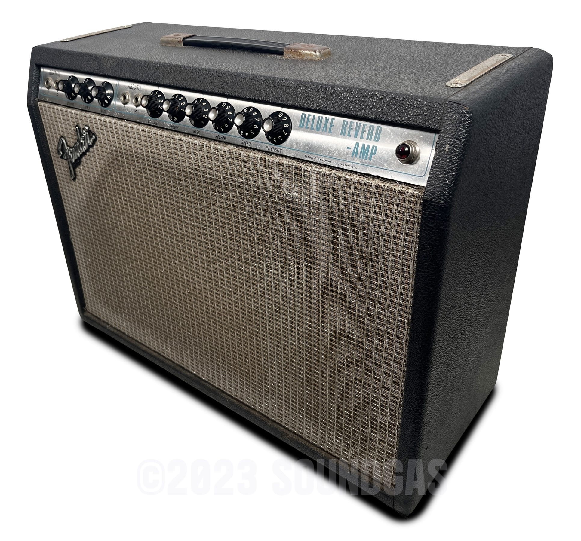 Fender Deluxe Reverb 1968 (AB763 blackface circuit) - Image 2