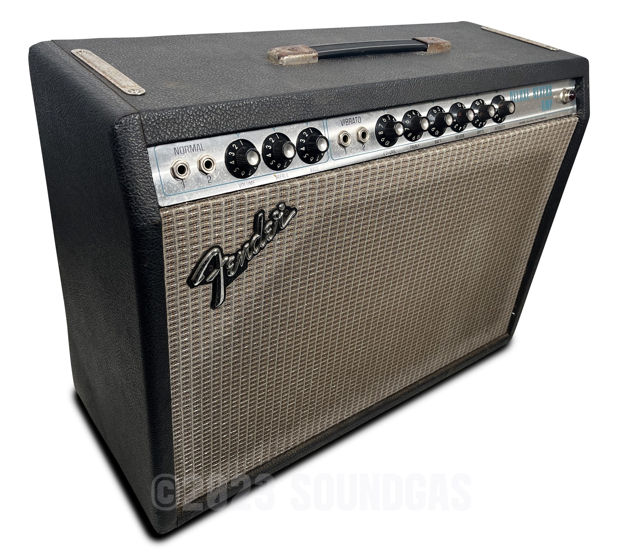 Fender Deluxe Reverb 1968 (AB763 blackface circuit) - Image 3