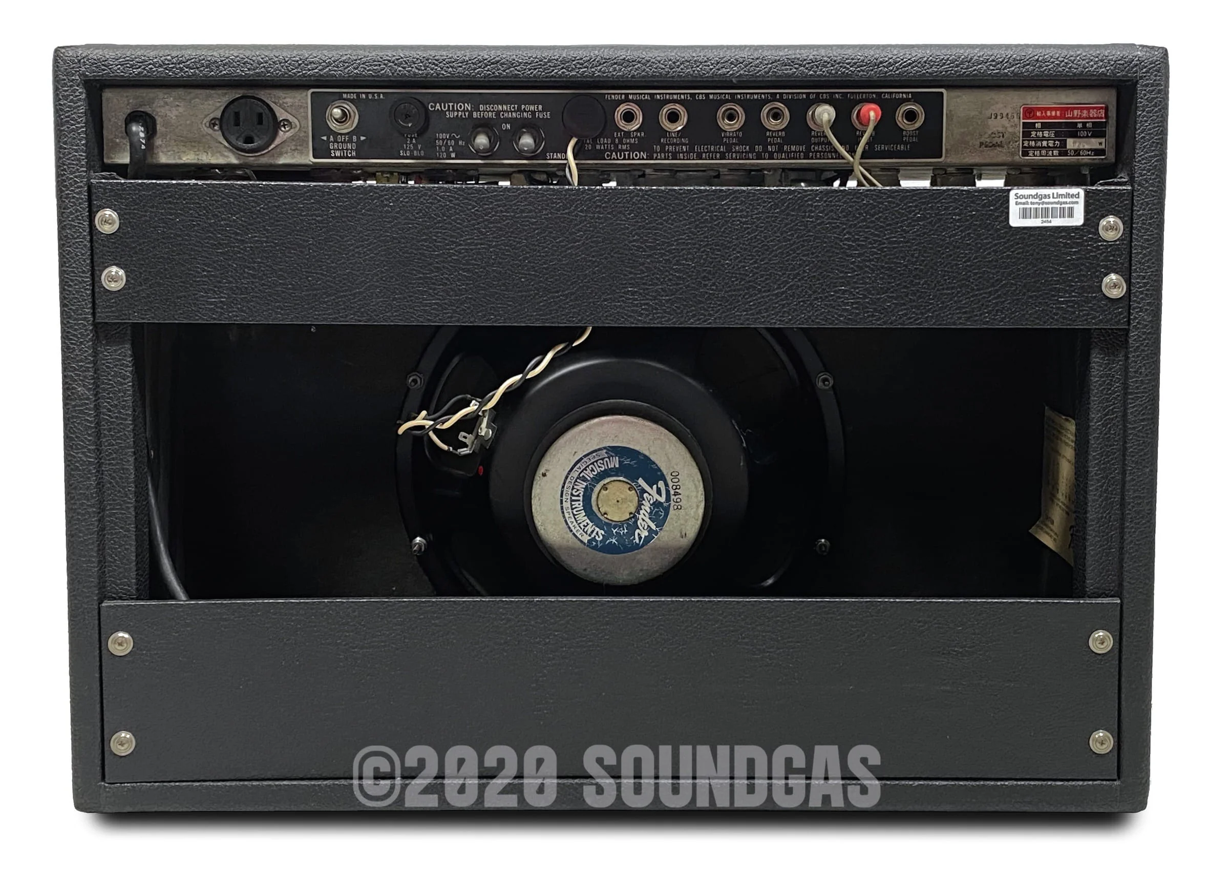 Fender Deluxe Reverb - c1979 - Image 5