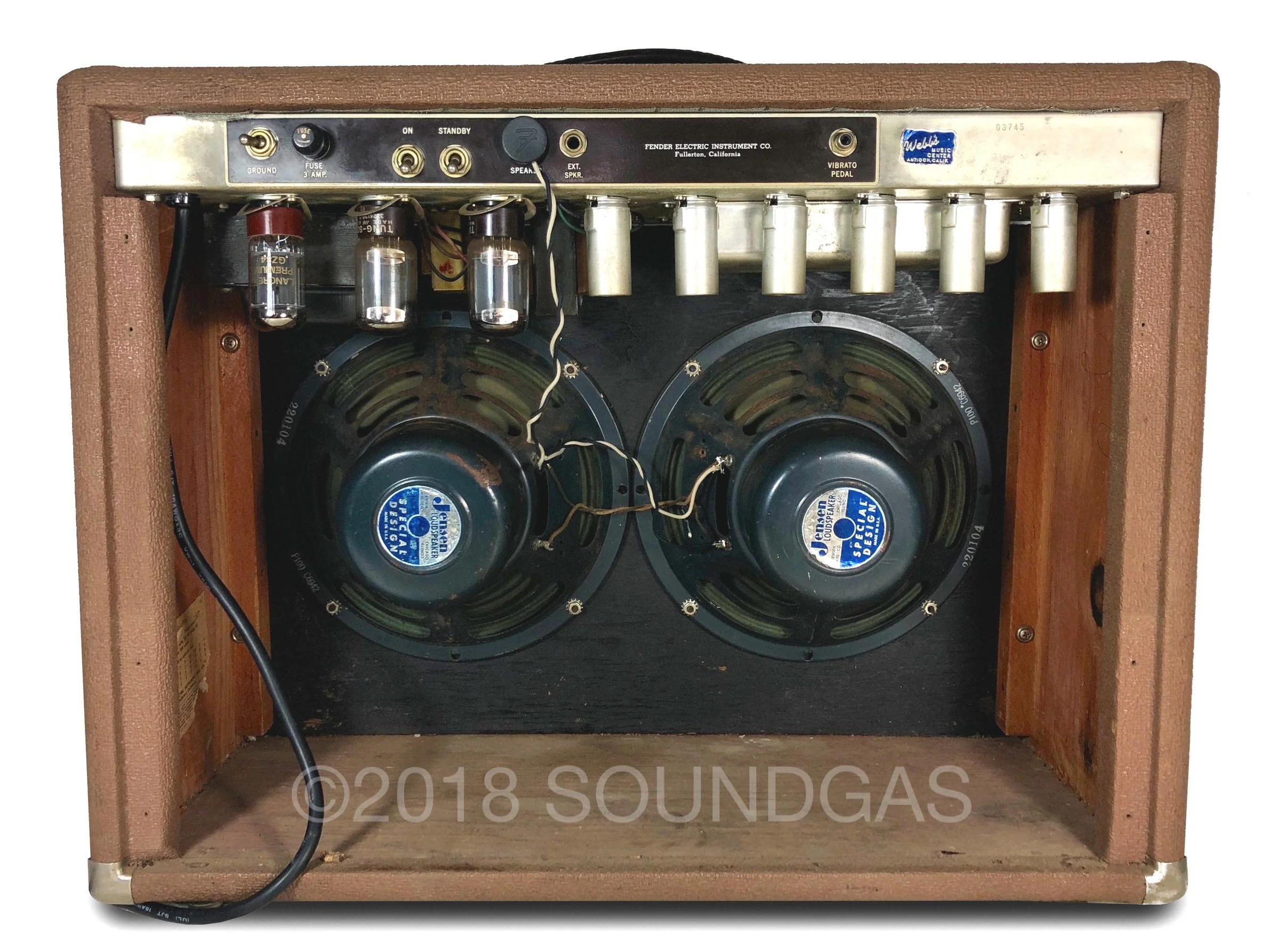 Fender Super Amp Model 6G4 - 1961 - Image 7