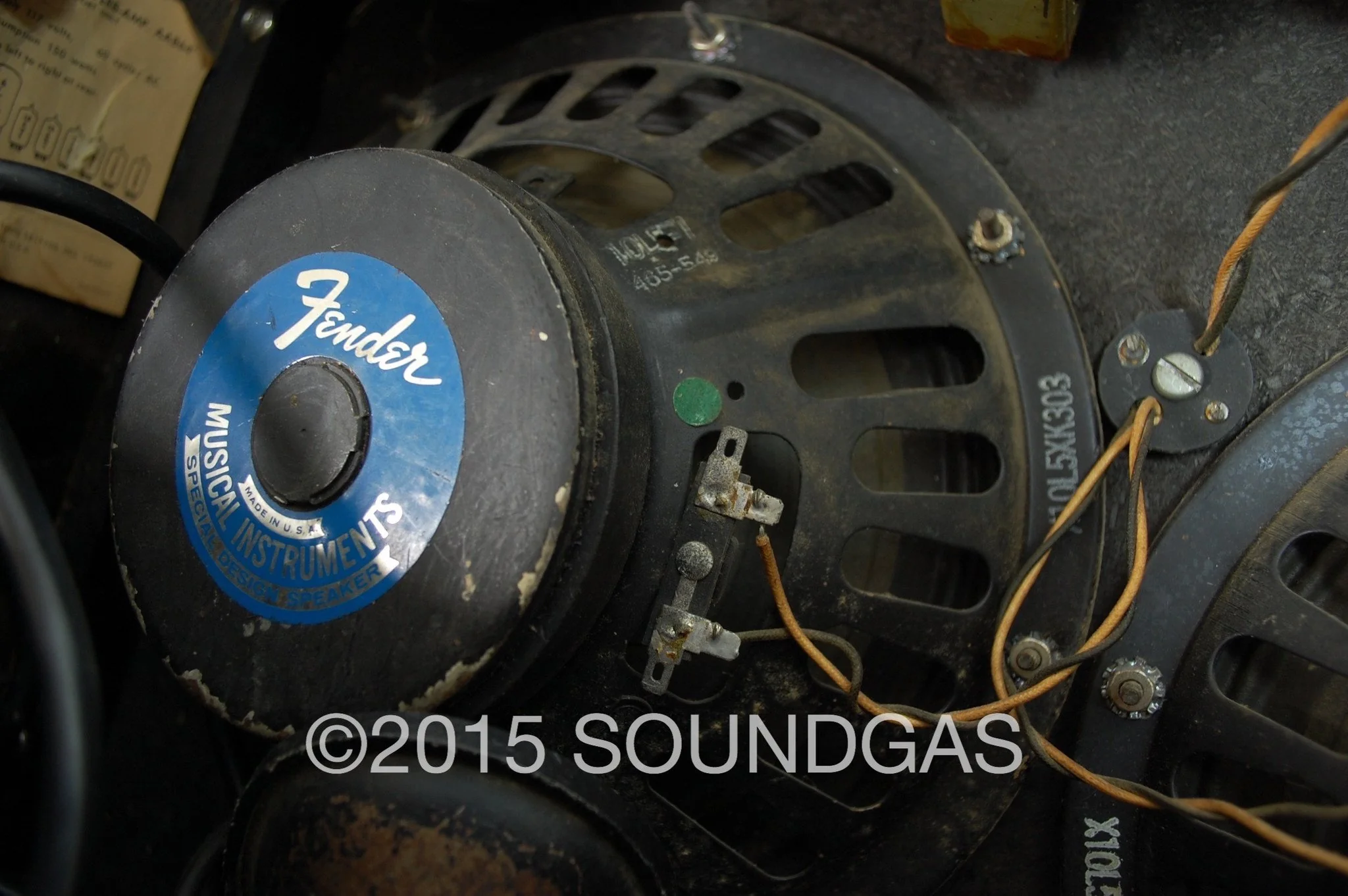 FENDER VIBROLUX REVERB AMP (Blackfaced) - Image 12