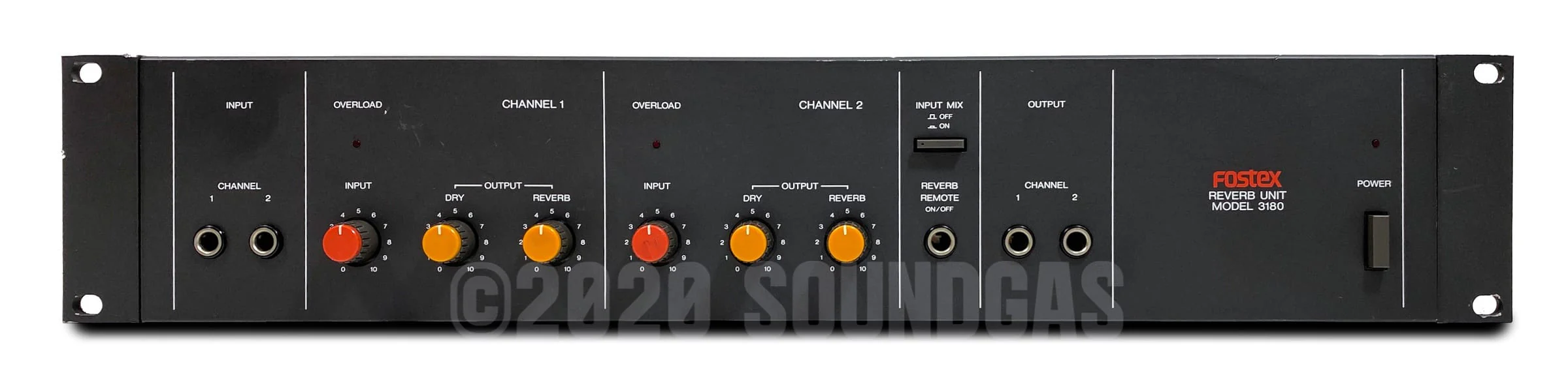Fostex Model 3180 2-Channel Reverb - Image 2