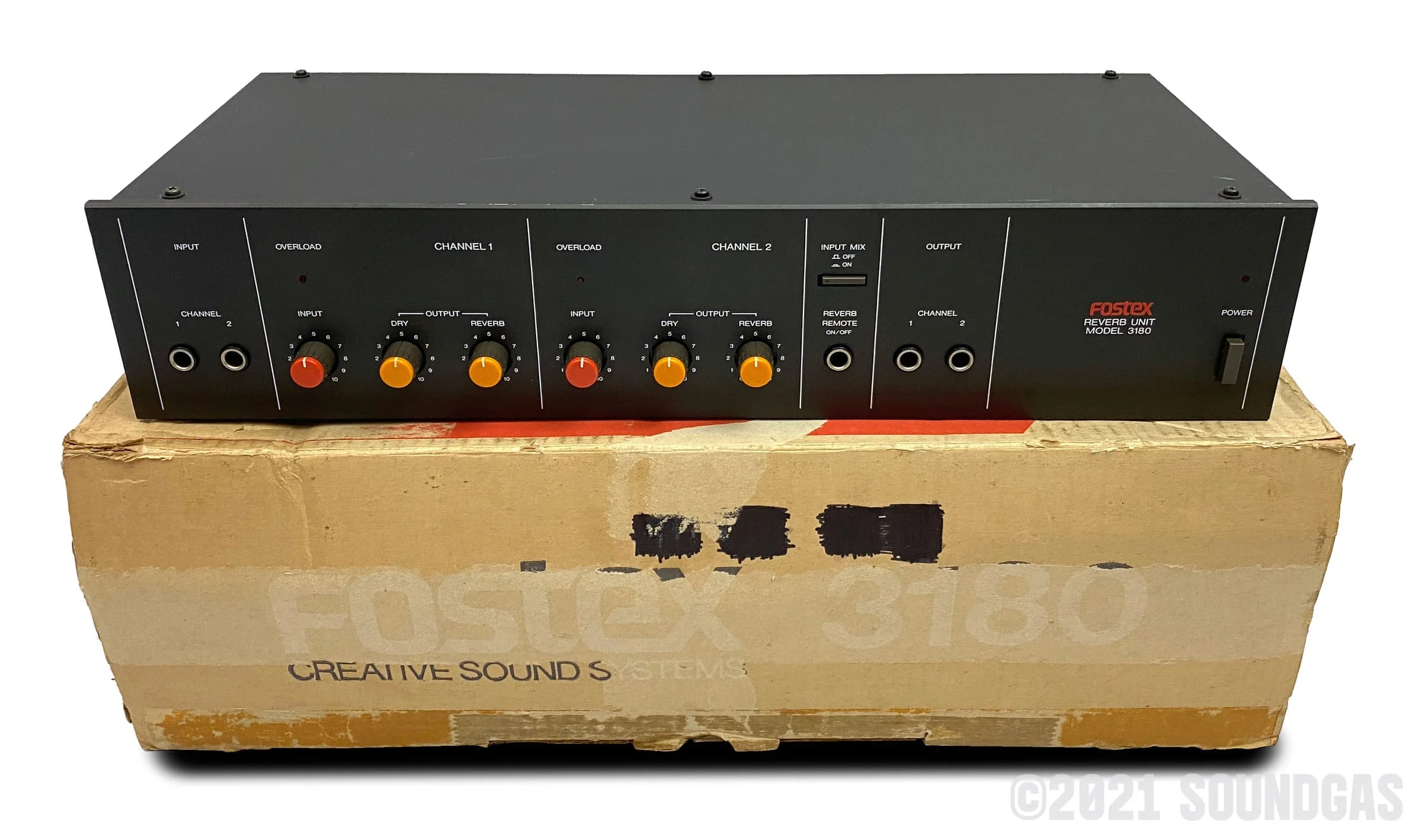 Fostex Model 3180 2-Channel Reverb - Image 10