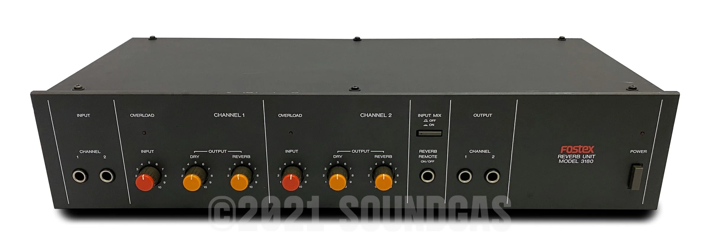 Fostex Model 3180 2-Channel Reverb - Image 2