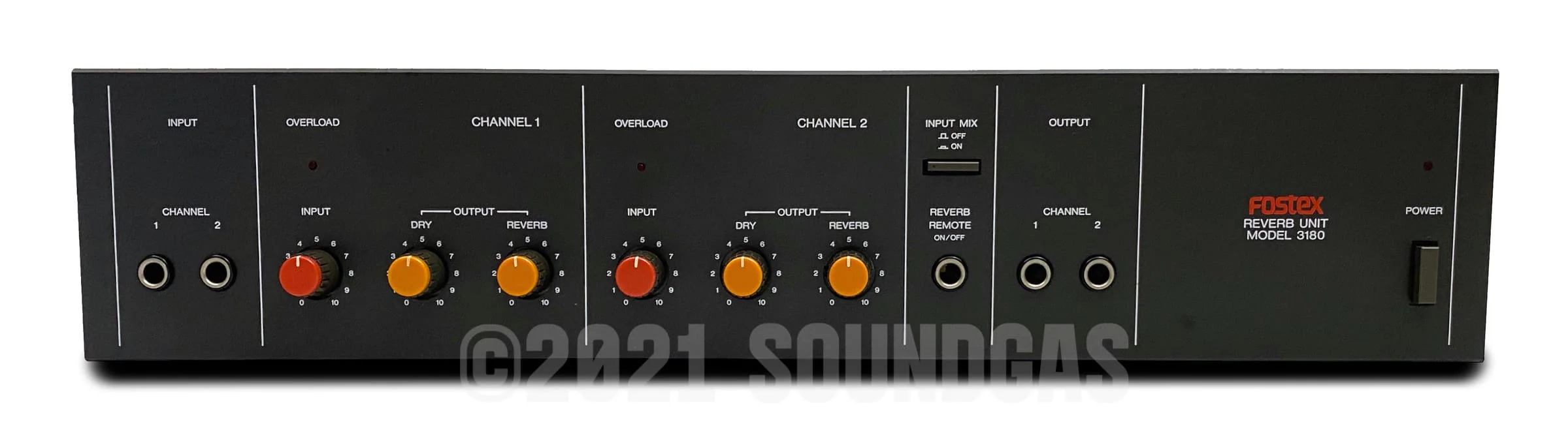 Fostex Model 3180 2-Channel Reverb - Image 3