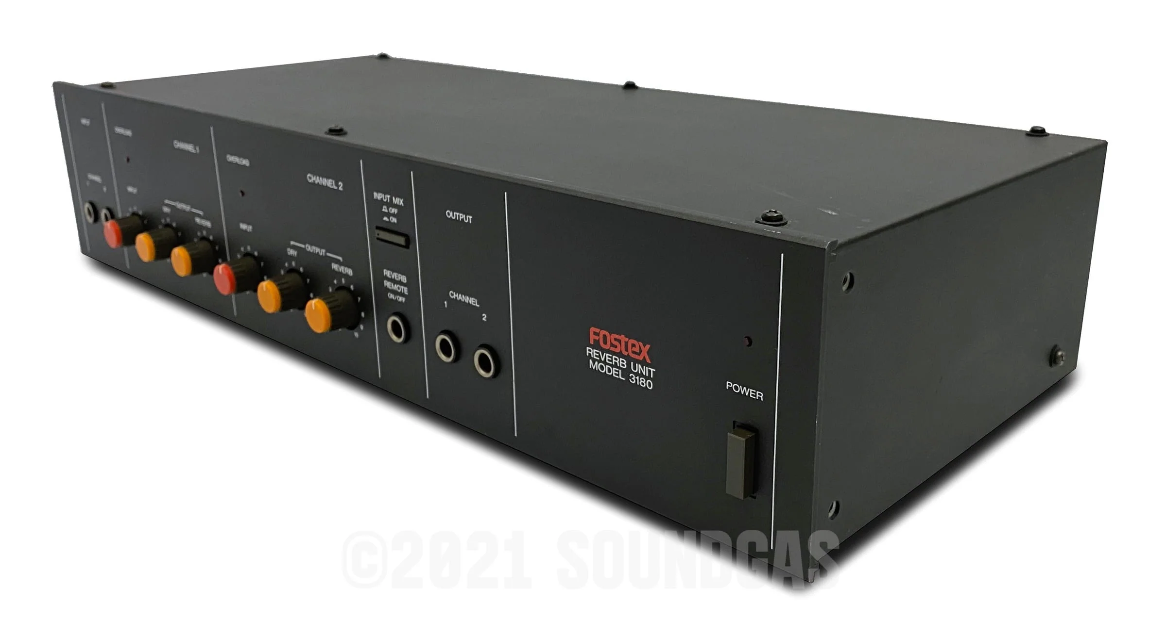 Fostex Model 3180 2-Channel Reverb - Image 3