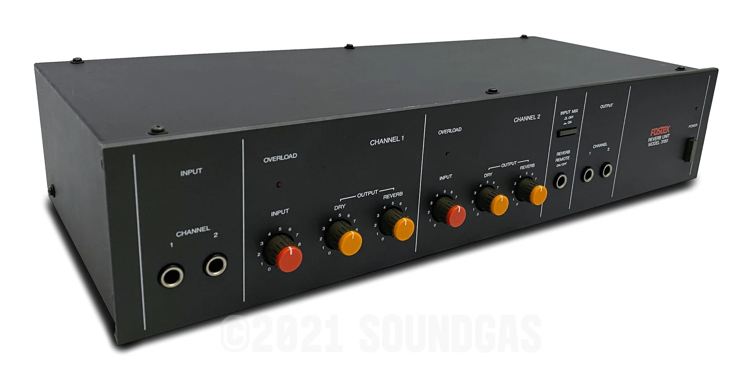 Fostex Model 3180 2-Channel Reverb - Image 4