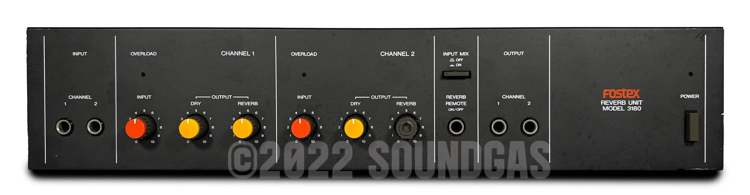 Fostex Model 3180 2-Channel Reverb - Image 2
