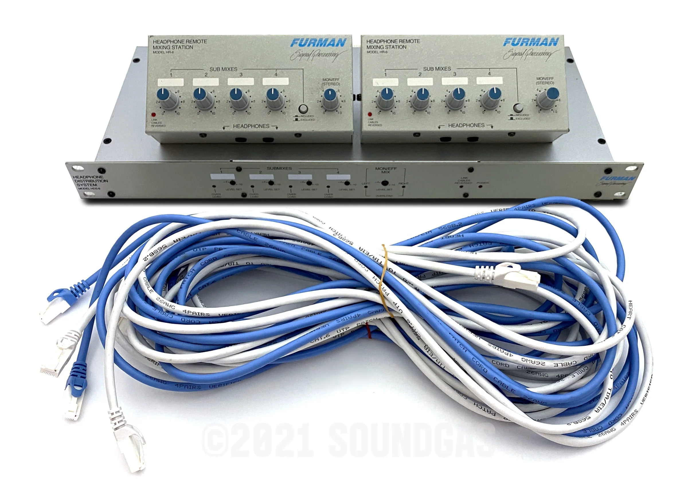 Furman HDS-6 & 2x HR-6 - Headphone Distribution System - Image 2