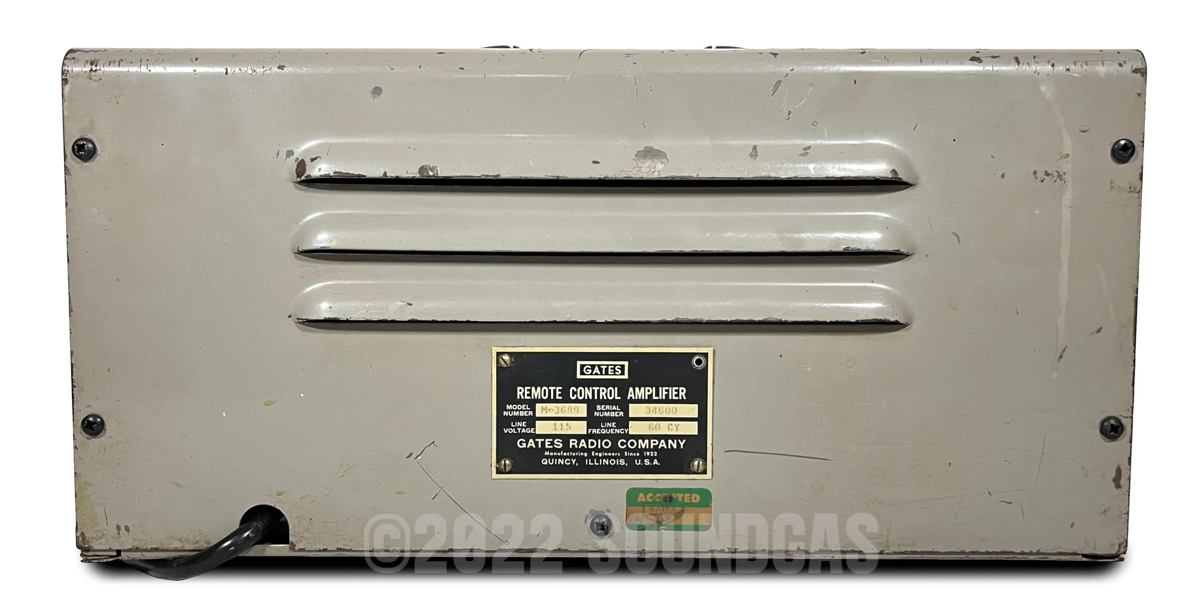 Gates Valve M-3689 Remote Control Amplifier (SA-134) - Image 5