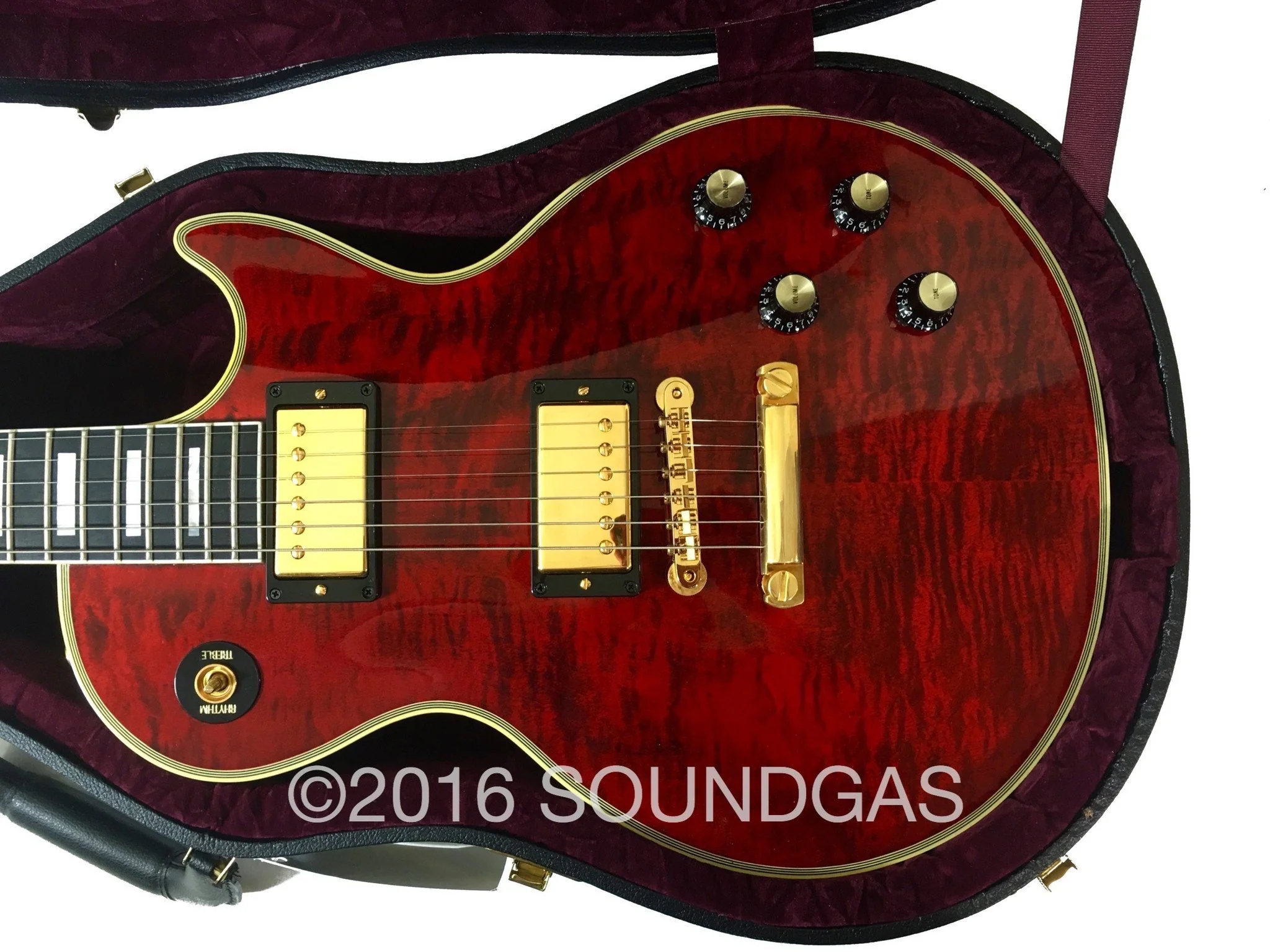 2008 GIBSON LES PAUL CUSTOM '68 CHERRY Mint/Unplayed - Image 3